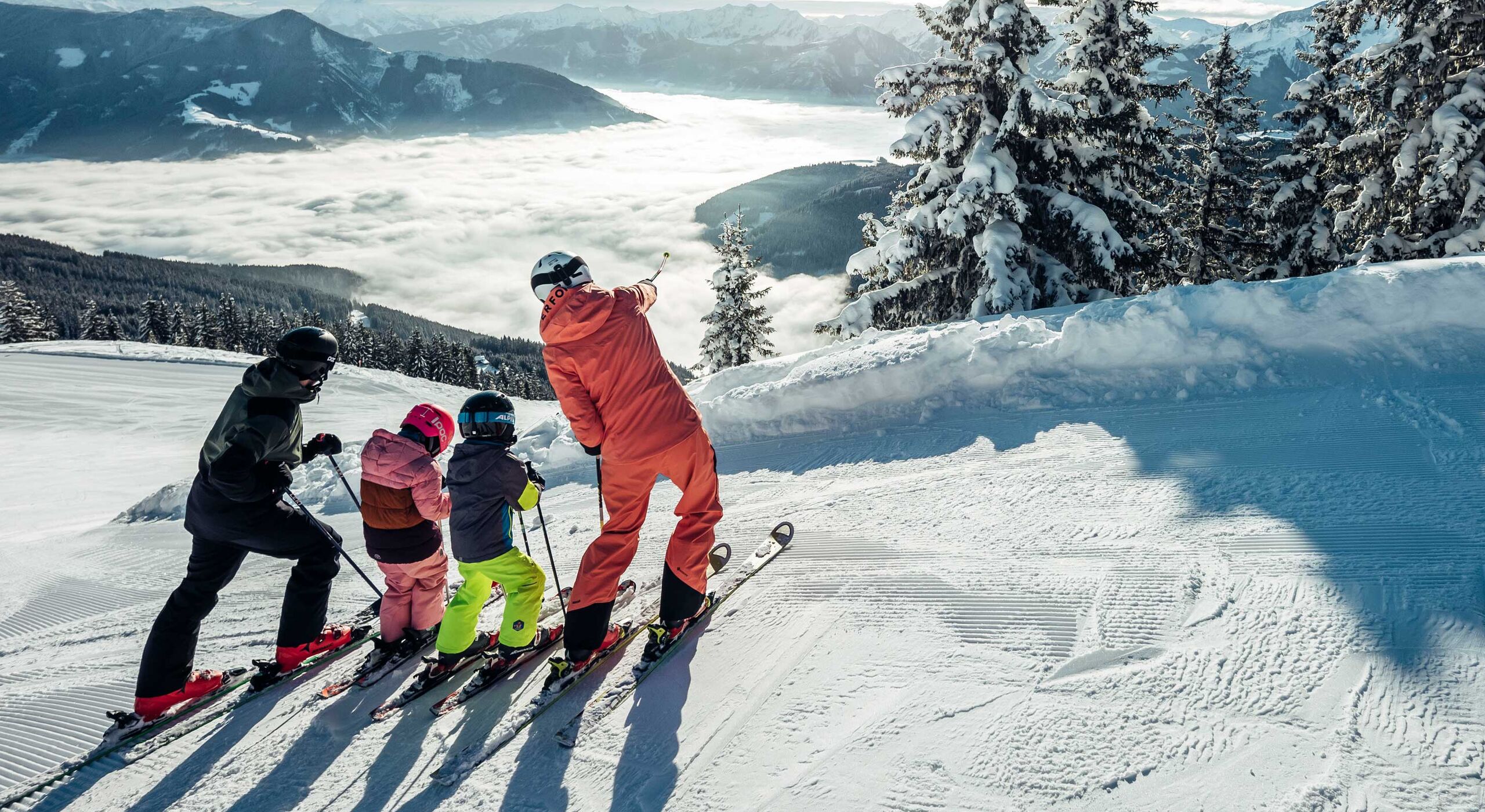 Skifahren auf der Schmittenhöhe